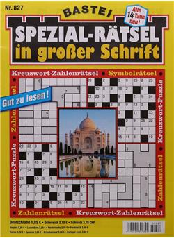 Spezialrätsel - Grosse Schrift Cover