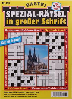 Spezialrätsel - Grosse Schrift Cover