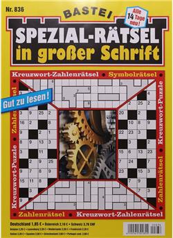 Spezialrätsel - Grosse Schrift Cover