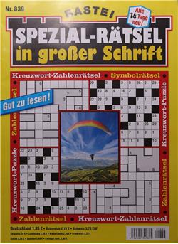 Spezialrätsel - Grosse Schrift Cover