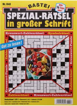 Spezialrätsel - Grosse Schrift Cover