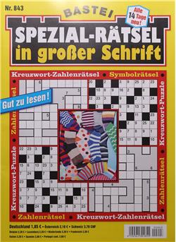 Spezialrätsel - Grosse Schrift Cover