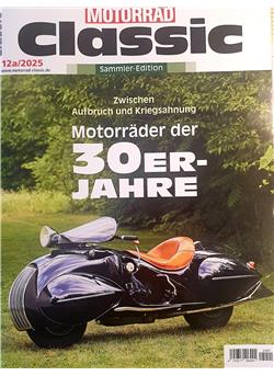 Motorrad Classic-Sammler Edition 30er Jahre Sonderheft Cover