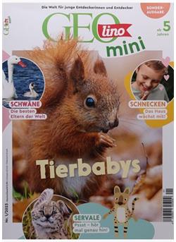 Geolino Mini Tierbabys 2023 Sonderheft Cover