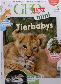 Geolino Mini Tierbabys 2024 Sonderheft Cover