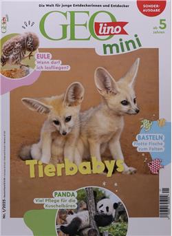 Geolino Mini Tierbabys 2025 Sonderheft Cover