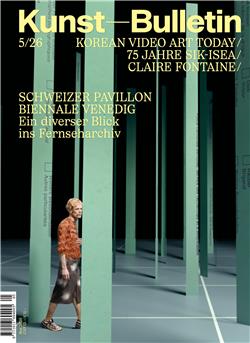 Kunstbulletin Cover