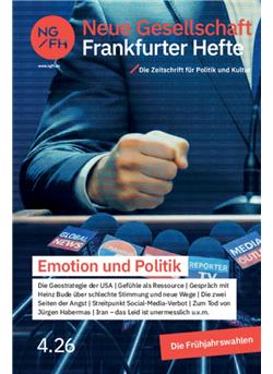 NEUE GESELLSCHAFT FRANKFURTER HEFTE Cover
