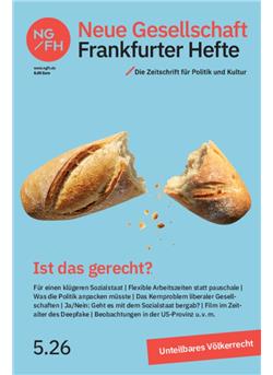 NEUE GESELLSCHAFT FRANKFURTER HEFTE Cover