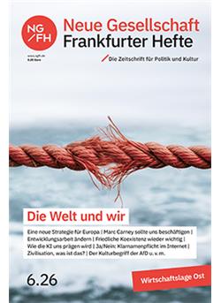 NEUE GESELLSCHAFT FRANKFURTER HEFTE Cover
