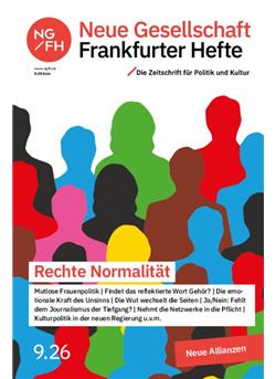 NEUE GESELLSCHAFT FRANKFURTER HEFTE Cover
