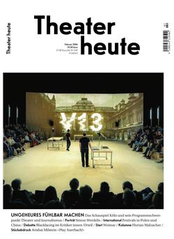 Theater Heute E-Paper Cover