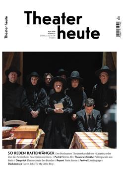 Theater Heute E-Paper Cover