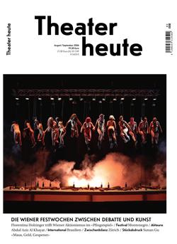 Theater Heute Cover