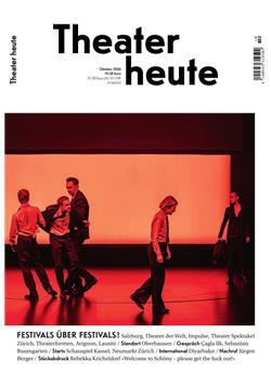 Theater Heute E-Paper Cover