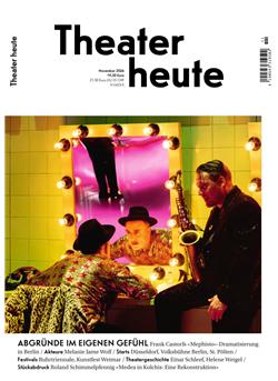 Theater Heute E-Paper Cover