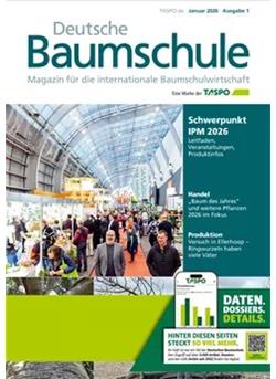 Deutsche Baumschule mit TASPO 360 Cover