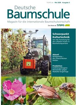Deutsche Baumschule mit TASPO 360 Cover