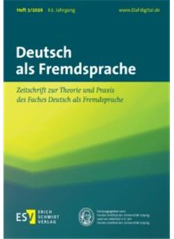 Deutsch als Fremdsprache Cover