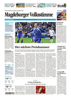 Magdeburger Volksstimme Cover