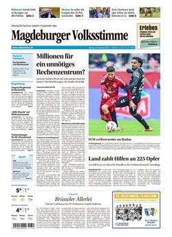 Magdeburger Volksstimme E-Paper Cover