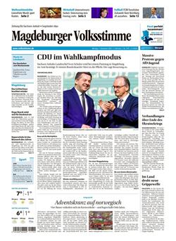 Magdeburger Volksstimme E-Paper Cover