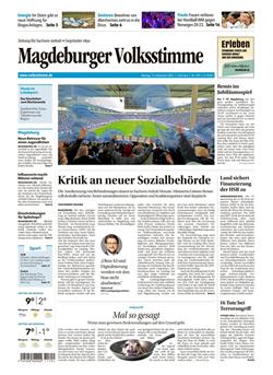 Magdeburger Volksstimme E-Paper Cover