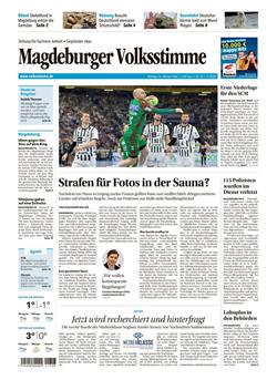 Magdeburger Volksstimme E-Paper Cover