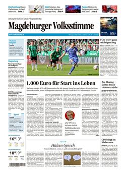 Magdeburger Volksstimme E-Paper Cover