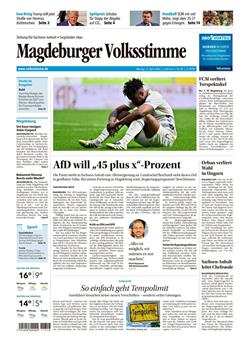 Magdeburger Volksstimme Cover
