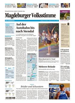 Magdeburger Volksstimme E-Paper Cover