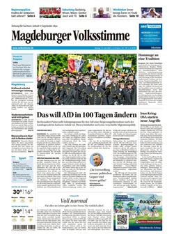 Magdeburger Volksstimme E-Paper Cover