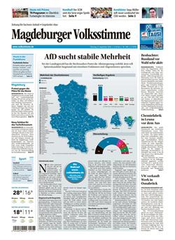 Magdeburger Volksstimme E-Paper Cover