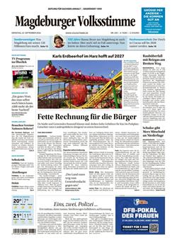 Magdeburger Volksstimme Cover