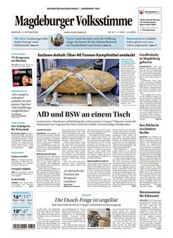 Magdeburger Volksstimme Cover