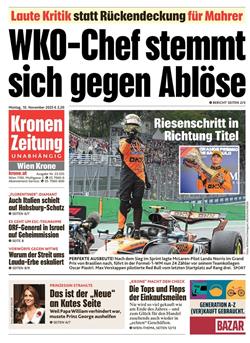 Kronen Zeitung E-Paper Cover