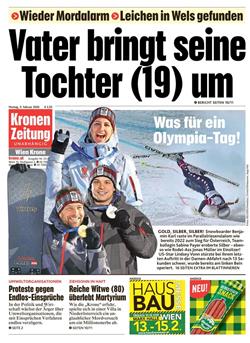Kronen Zeitung E-Paper Cover