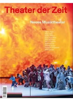 Theater der Zeit Cover