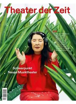 Theater der Zeit Cover