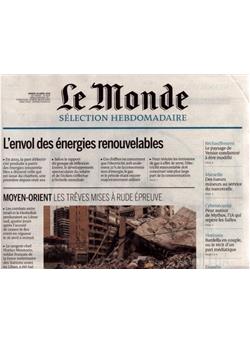 Le Monde Sélection hebdomadaire Cover