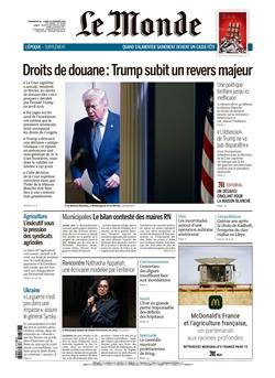 Le Monde E-Paper Cover