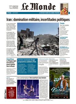 Le Monde E-Paper Cover