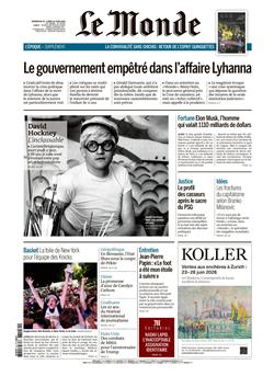 Le Monde E-Paper Cover