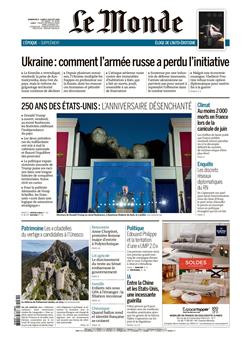 Le Monde E-Paper Cover