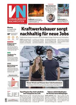 Vorarlberger Nachrichten E-Paper Cover