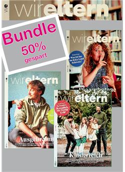 Bundle Wir Eltern 3 Ausgaben 50% gespart Sonderheft Cover