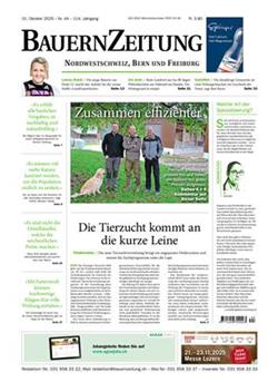 BauernZeitung Nordwestschweiz Cover
