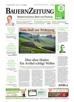 BauernZeitung Nordwestschweiz Cover