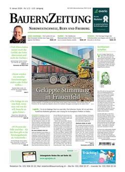 BauernZeitung Nordwestschweiz Cover