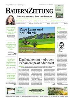 BauernZeitung Nordwestschweiz Cover